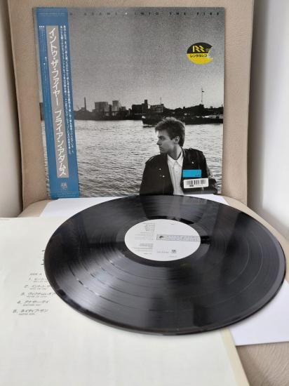 BRYAN ADAMS - Into The Fire - 1987 Japonya Basım - 33lük LP Plak - Obi’li