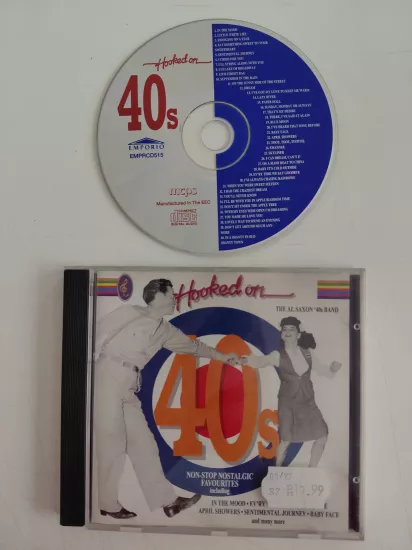 The Al Saxon ’40s Band – Hooked On 40s (Non-Stop Nostalgic Favourites) - İngiltere Basım CD Albüm