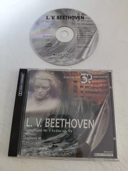 Beethoven – Symphonie Nr. 3 Es-Dur Op. 55 ’’Eroica’’ / Leonore III - 1996 Almanya Basım CD Albüm