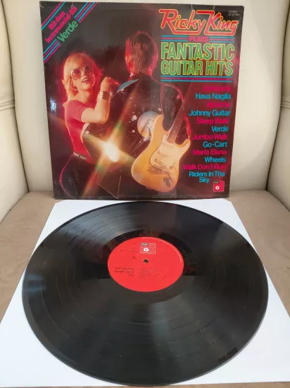 Ricky King –  Ricky King Plays Fantastic Guitar Hits  - 1976  Almanya Basım 33 lük Plak - LP Albüm