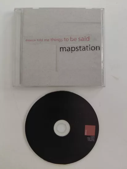 Mapstation – Distance Told Me Things To Be Said – 2006 Almanya Basım - CD Albüm