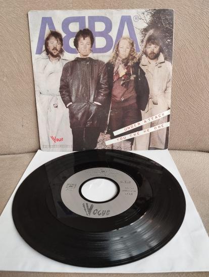 ABBA – Under Attack / You Owe Me One  - 1982  Fransa Basım 45 lik Plak