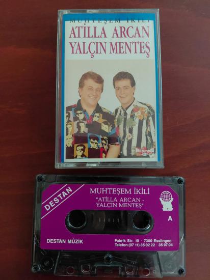 Atilla Arcan & Yalçın Menteş – Muhteşem İkili -  Almanya Basım Kaset Albüm/ Destan Müzik