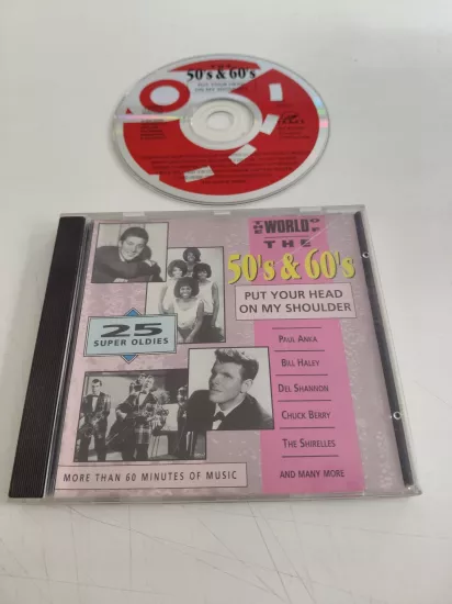 The World Of The 50s & 60s – Put Your Head On My Shoulder - 1992  Hollanda Basım - CD Albüm
