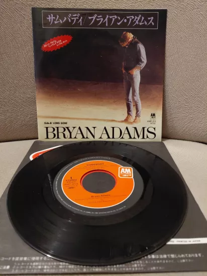 Bryan Adams ‎ –  Somebody - 1984  Japonya Basım 45lik Plak