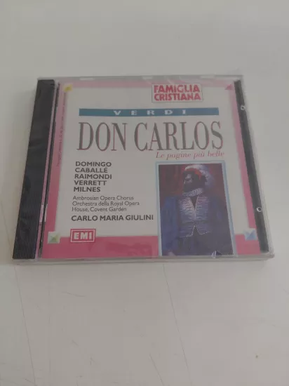 Verdi  - Carlo Maria Giulini – Don Carlos (Le Pagine Più Belle) - 1996 İtalya  Basım - CD Albüm/Açılmamış Ambalajlı