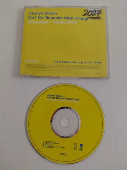 Jocelyn Brown  – Ain’t No Mountain High Enough - 1998  İngiltere Basım - CD, Maxi-Single, Promo