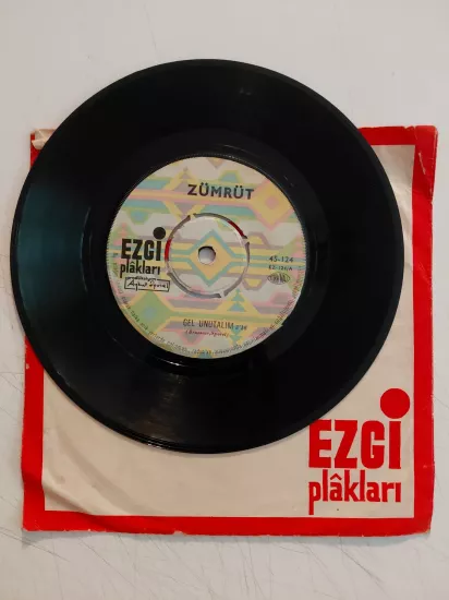 Zümrüt – Siz Erkekler / Gel Unutalım  - 1968  Türkiye Basım 45 Lik Plak