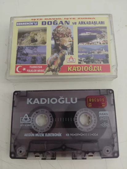 Kadıoğlu İşte Davul İşte Zurna - Germencikli Doğan ve Arkadaşları -  Türkiye Basım Kaset Albüm