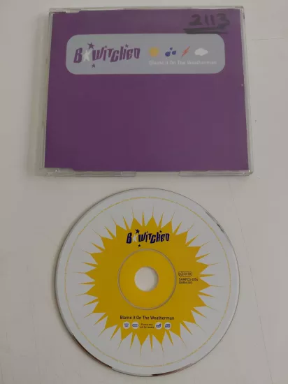 B*Witched – Blame It On The Weatherman - 1999  Avrupa Basım - CD, Single, Promo