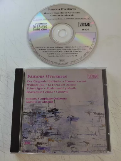 Antonio De Almeida – Famous Overtures  - 1994  Avrupa Basım CD Albüm