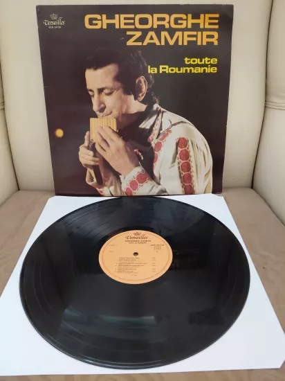 Gheorghe Zamfir ‎– Toute La Roumanie – 1977 Fransa Basım 33 lük Plak - LP Albüm
