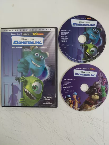 MONSTERS, INC.  - 2xDVD Animasyon /1. Bölge-Türkçe altyazı yoktur