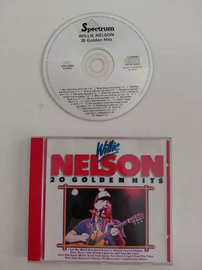 Willie Nelson – 20 Golden Hits - Hollanda  Basım - CD Albüm
