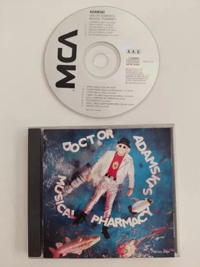 Adamski  – Doctor Adamski’s Musical Pharmacy  -  1990  USA Basım - CD Albüm