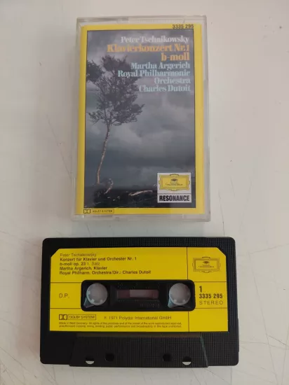 Pyotr Ilyich Tchaikovsky – Klavierkonzert Nr. 1 B-Moll -   Almanya Basım  Kaset