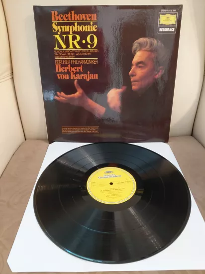 Beethoven  -  Symphonie Nr.9  - Almanya Dönem Basım 33 lük Plak - Lp Albüm