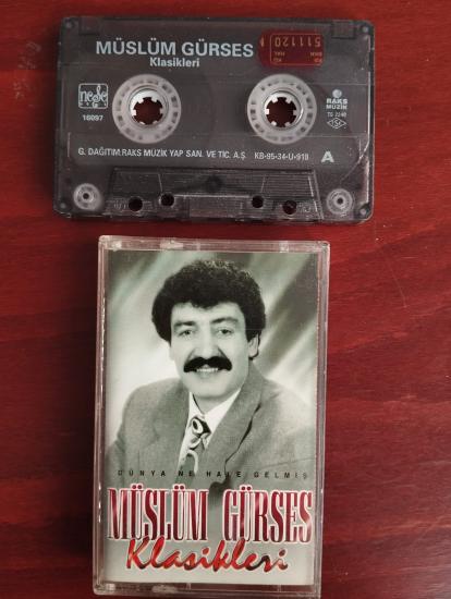 Müslüm Gürses – Klasikleri / Dünya Ne Hale Gelmiş  - 1995  Türkiye Basım  Kaset