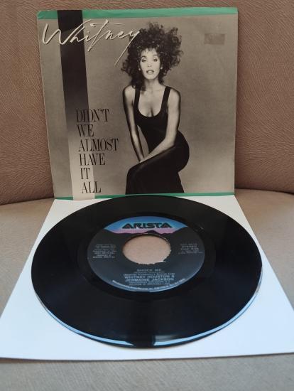 Whitney Houston – Didn’t We Almost Have It All  - 1987  Amerika Basım 45 lik Plak