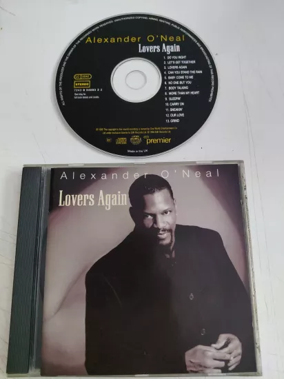 Alexander O’Neal – Lovers Again - 1996  İngiltere Basım CD Albüm