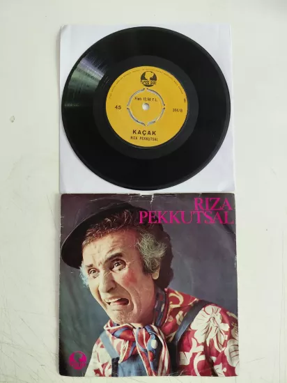 Rıza Pekkutsal  – Zamalisyon / Kacak - Türkiye Dönem  Basım 45lik Plak