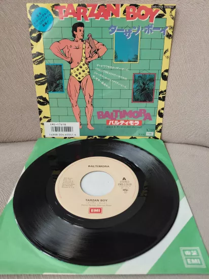 Baltimora  –  Tarzan Boy - 1986 Japonya Basım  45lik Plak