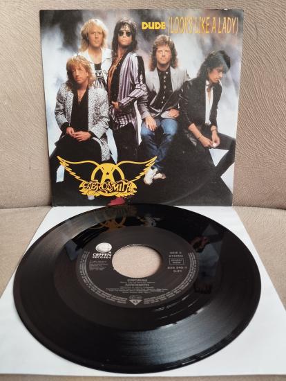 Aerosmith – Dude (Looks Like A Lady) -  1987 Almanya Basım 45 lik Plak
