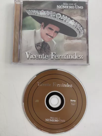 Vicente Fernández  –  Más Con El Número Uno - 2001  USA  Basım - CD Albüm