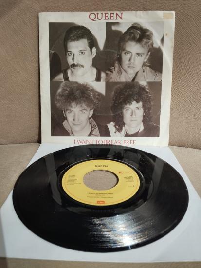 Queen – I Want To Break Free -  1984  EEC(Avrupa)  Basım 45lik Plak