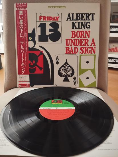 Albert King – Born Under A Bad Sign  - 1982 Japonya  Basım LP Plak-Obi’li