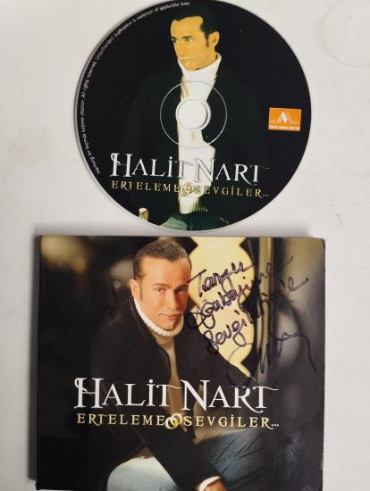 Halit Nart / Erteleme Sevgiler  –    Türkiye Basım  2. El CD  Albüm-İthaflı İmzalı