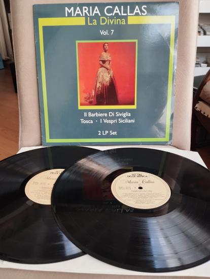 Maria Callas –  La Divina Vol. 2 -  1981 Almanya Basım - Double LP Plak Albüm
