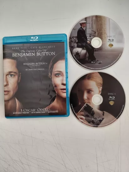 BENJAMIN BUTTON  -  Brad Pitt  - 2x Blu-ray Film (Özel Versiyon)