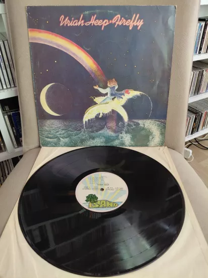 Uriah Heep  –  Firefly  - 1977 Türkiye Basım Albüm - LP Plak