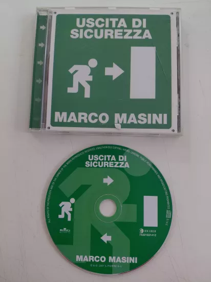 Marco Masini – Uscita Di Sicurezza – 2001  italya  Basım - CD Albüm