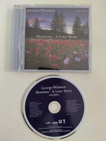 George Winston – Montana - A Love Story - 2004 USA Basım CD Albüm