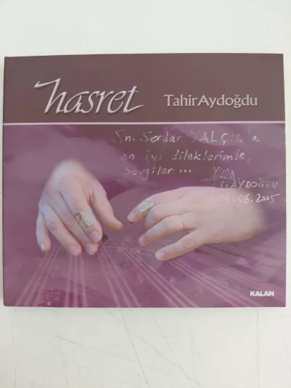 Tahir Aydoğdu – Hasret  -  2004  Türkiye Basım  CD Albüm /İthaflı İmzalı