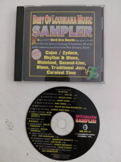 Best Of Louisiana Music Sampler - 1995 Amerika Basım CD Albüm