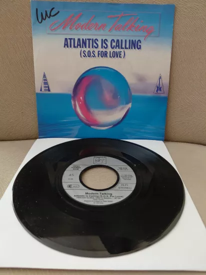 MODERN TALKING – Atlantis Is Calling (S.O.S. For Love)  - 1986 Almanya Basım 45 LİK PLAK