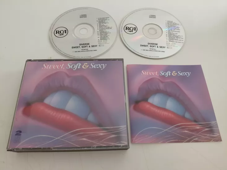 Sweet, Soft & Sexy( Lionel Richie , Sade ,Manhattans ...) – 1990  Almanya Basım - 2xCD Albüm