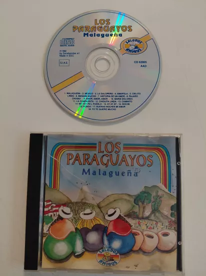Los Paraguayos – Malagueña – 1992  İtalya Basım - CD Albüm