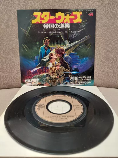 John Williams – Star Wars (Main Theme) / The Battle In The Snow - 1980  Japonya Basım 45lik Plak