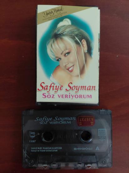 Safiye Soyman –  Söz Veriyorum  - 1995 Türkiye Basım Kaset Albüm