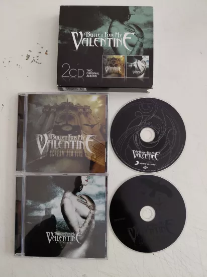 Bullet For My Valentine – Scream Aim Fire / Fever - 2013 Avrupa Basım 2xCD Box Set