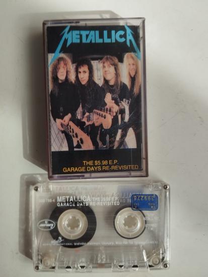METALLICA  - The $5.98 EP Garage Days Re-Revisited - 1988 Türkiye Basım - 2.El Kaset Albüm