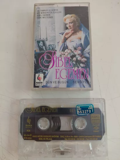 Sibel Egemen ‎– Dün Ve Bugün ... Sevgiyle  - 1992 Türkiye Basım  Kaset Albüm