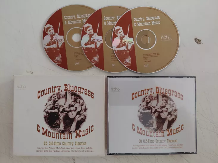 Country, Bluegrass & Mountain Music  - 2002  İngiltere Basım 3xCD Box Set