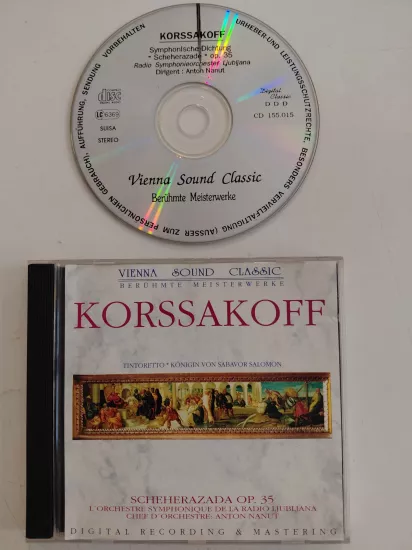 Nikolai Rimsky-Korsakov  – Scheherazade Op. 35 –  Almanya Basım -  CD Albüm