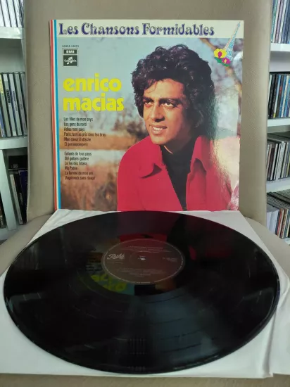 Enrico Macias  – Les Chansons Formidables - 1973 Hollanda Basım Albüm LP Plak