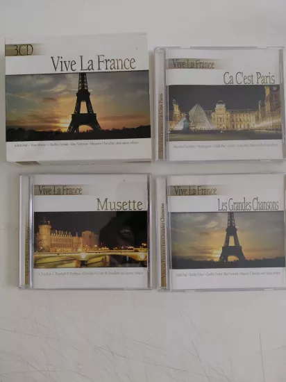 André Trichot, Christian Peschel, Bertrand Hembert... – Vive La France - 2006  Hollanda  Basım - 3xCD Albüm